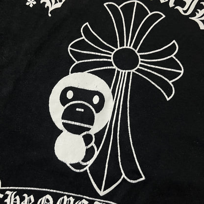 BAPE A Bathing Ape x Chrome Hearts Heavy Cotton Graphic T-Shirt (Replica)