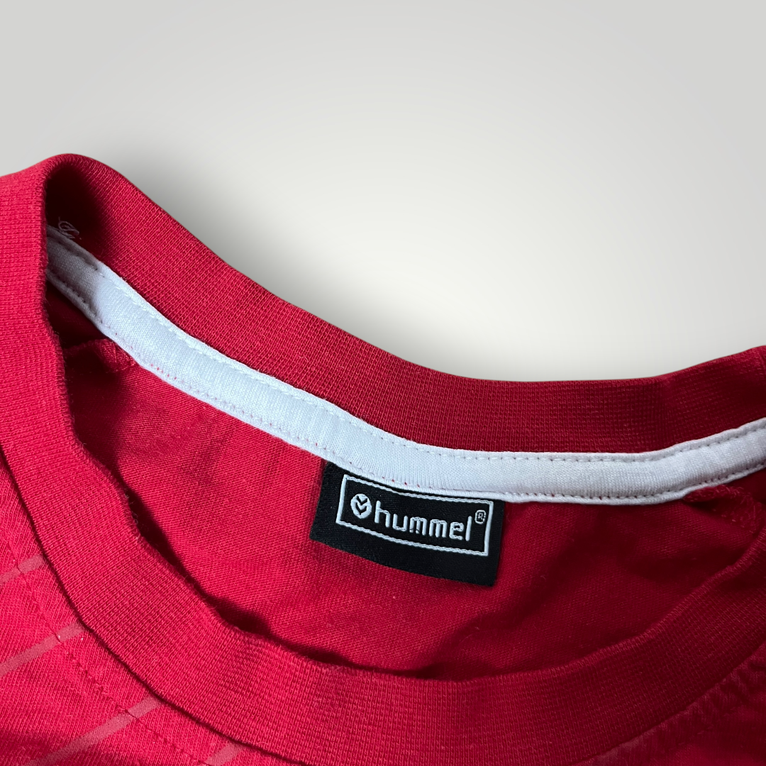 Hummel Denmark 2021/2022 Traning Long Sleeve Football Jersey Shirt