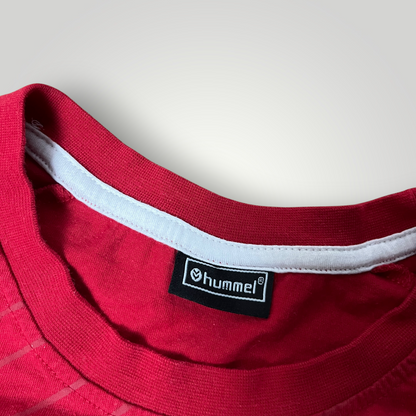 Hummel Denmark 2021/2022 Traning Long Sleeve Football Jersey Shirt