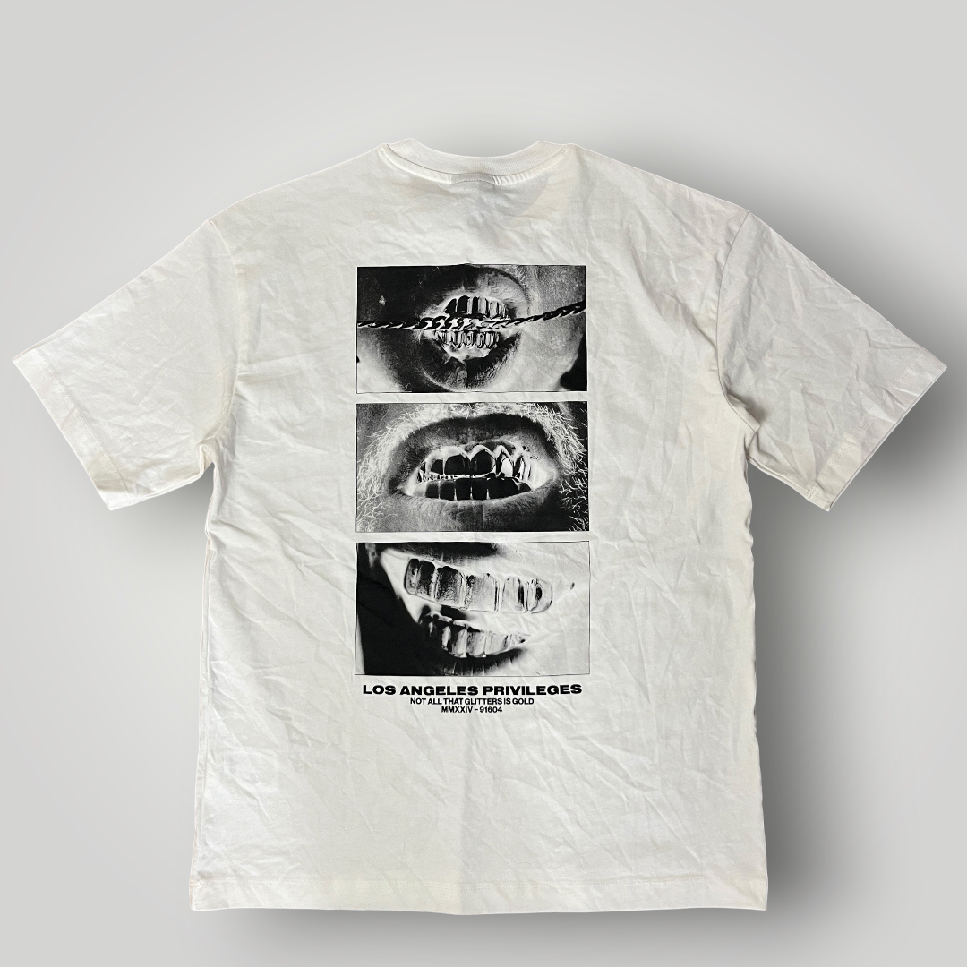 H&M Y2K Chrome Graphic T-Shirt