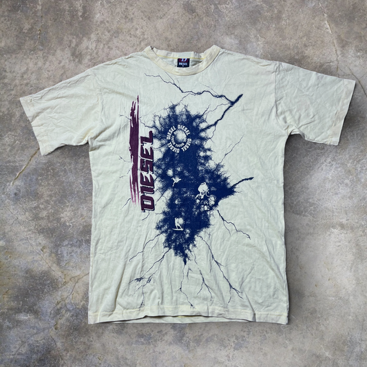Diesel Vintage 2000's Y2K Grunge Graphic T-Shirt