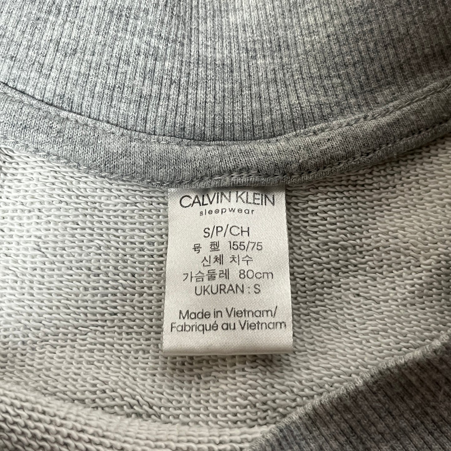 Calvin Klein Statement Cropped Boxy Sweatshirt Crewneck (Дамско)