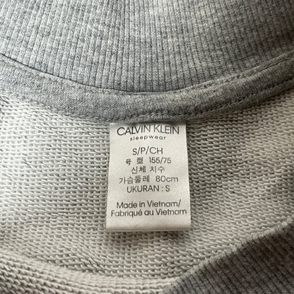 Calvin Klein Statement Cropped Boxy Sweatshirt Crewneck (Дамско)