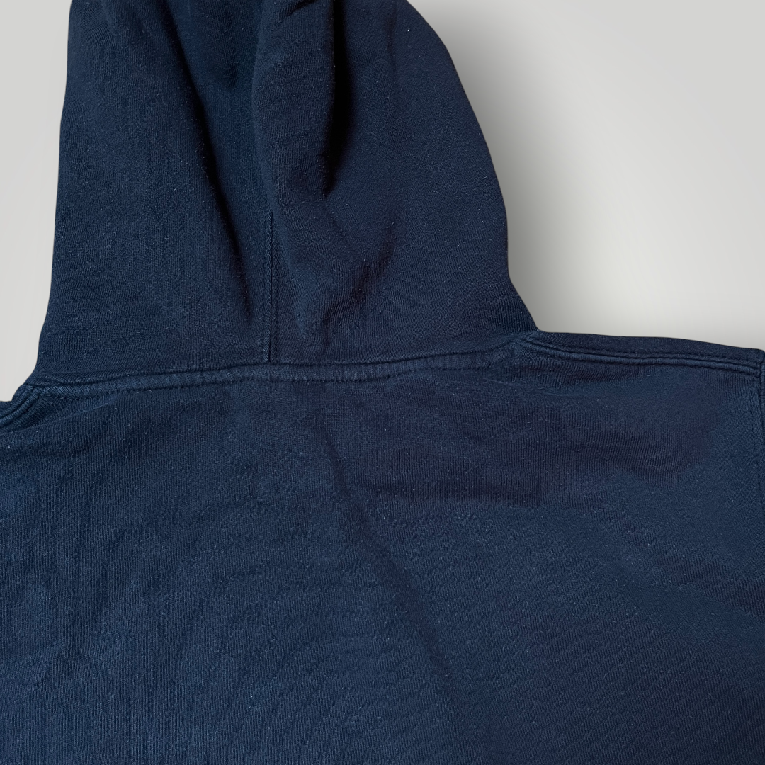 Stussy Vintage 1998/2002 Collegiate "S" Sleeve Spellout Heavy Cotton Y2K Skater Hoodie