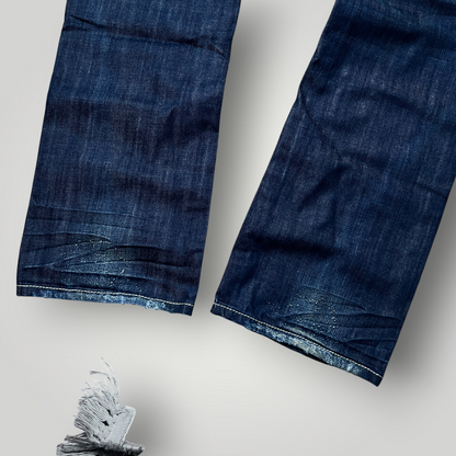 MEK Denim Vintage 2000's Y2K  Distressed Bootcut Jeans