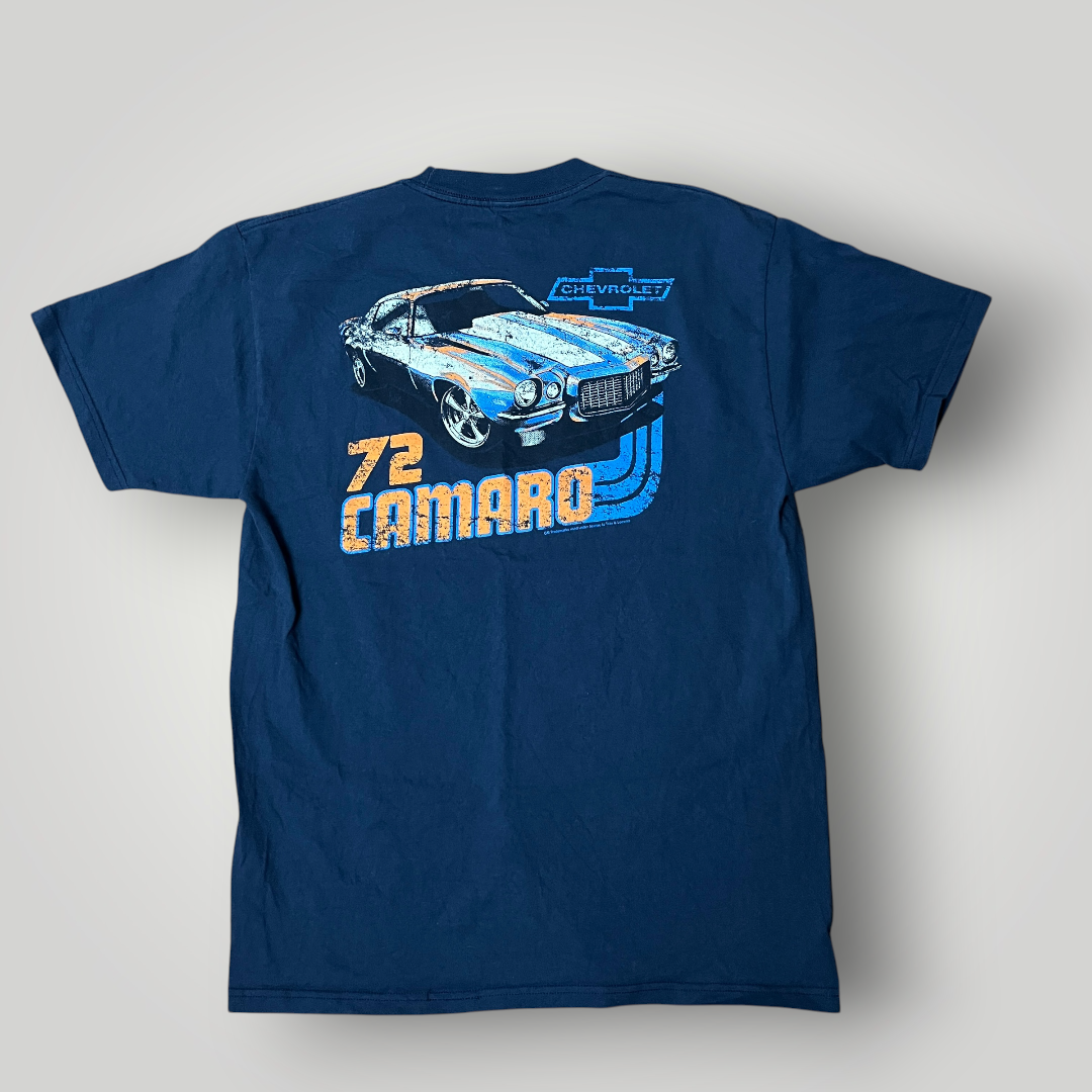 Tee Luv Chevrolet Camaro 72 Vintage Style Racing Graphic T-Shirt
