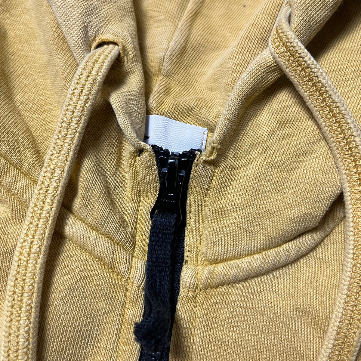 Stone Island Autumn/Winter 2018 Malfile Cotton Fleece Garment-Dyed Hooded Zip-Up Hoodie