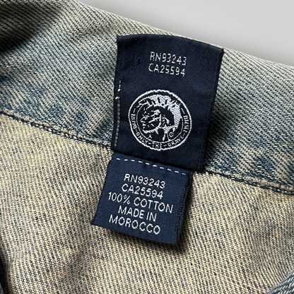 Diesel Vintage Y2K Piss Denim Trashed Jacket (Дамско)