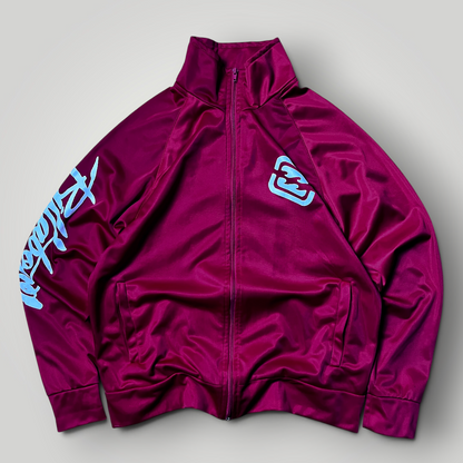Billabong Vintage 2000's Y2K Zip-Up Track Windbreaker Jacket