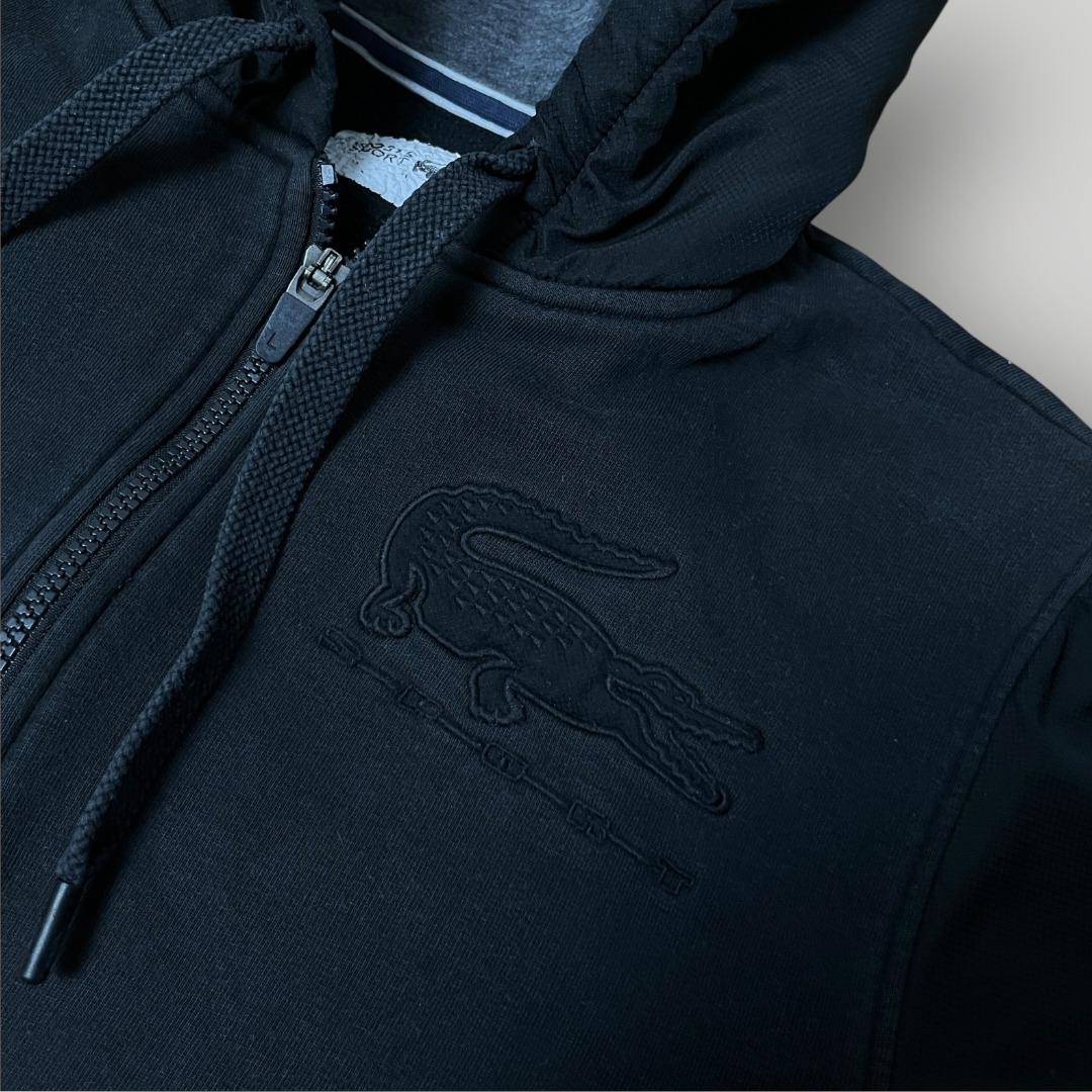 Lacoste Zip-Up Heavy Cotton Hoodie