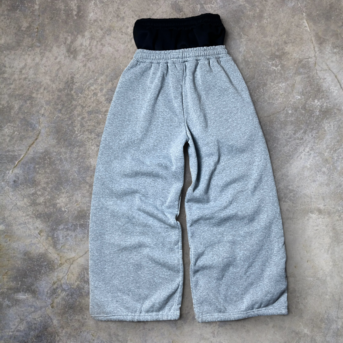 Driven By War Double Waist Y2K Hip-Hop Graphic Baggy Sweat Pants