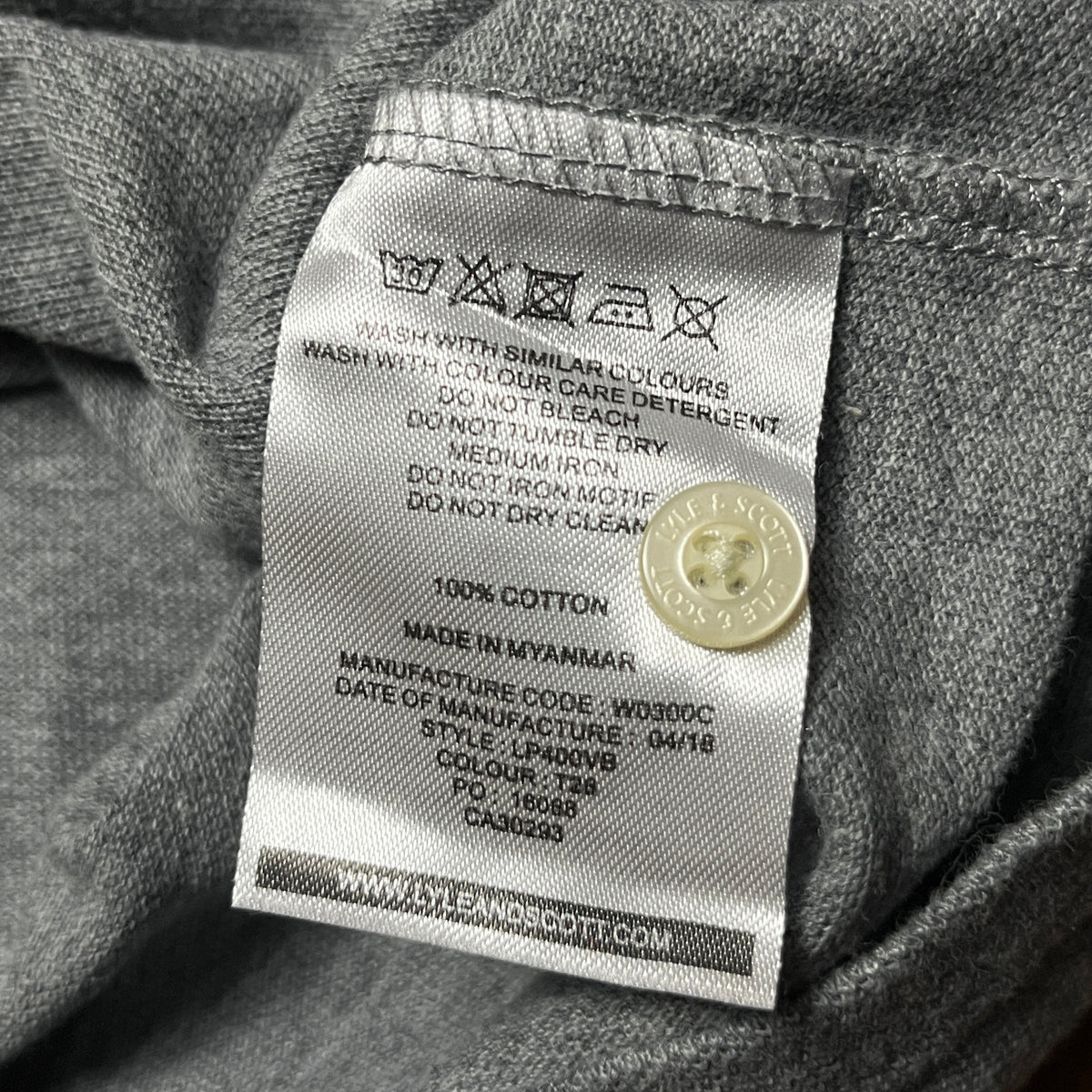 Lyle & Scott Small Logo Long Sleeve Polo Shirt