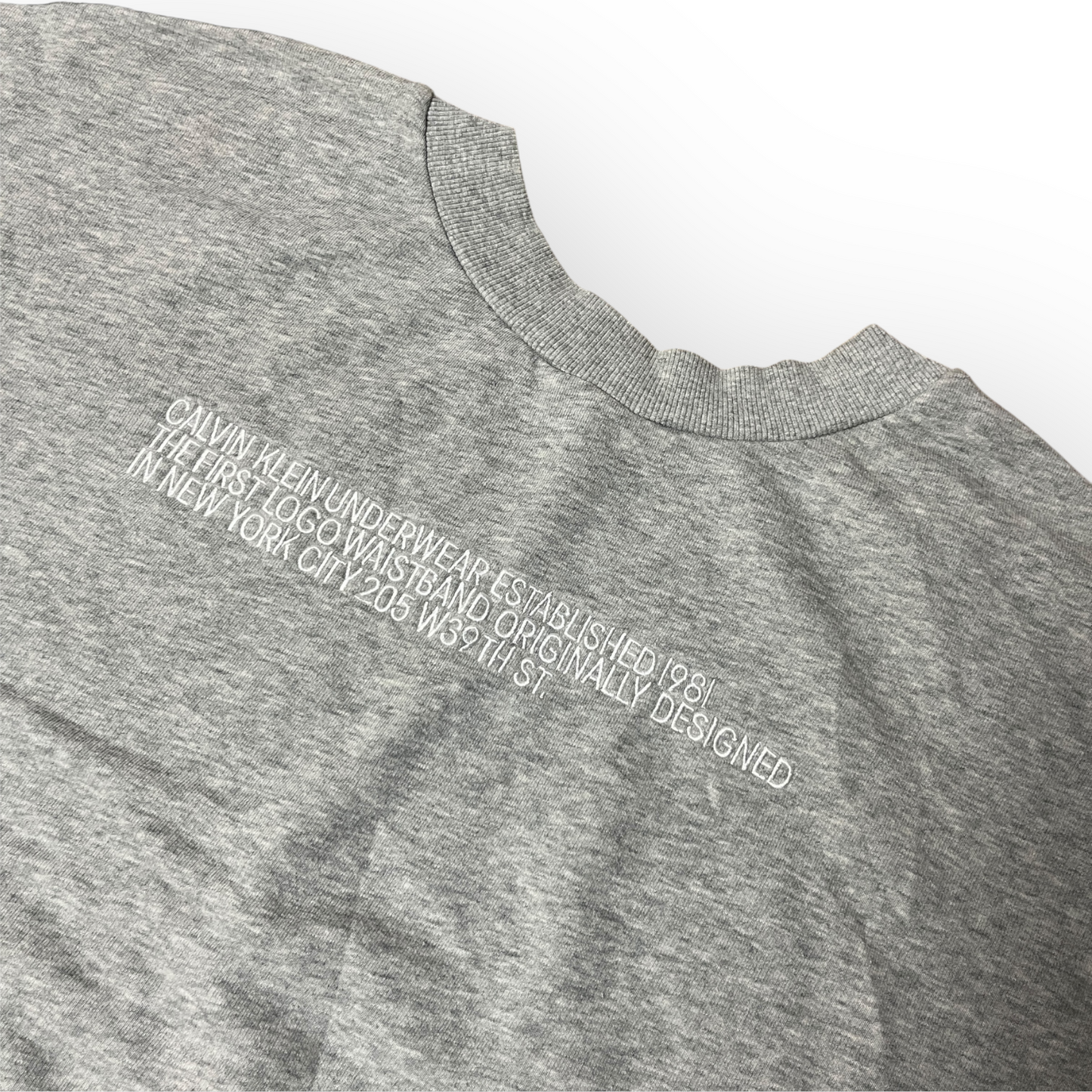 Calvin Klein Statement Cropped Boxy Sweatshirt Crewneck (Дамско)