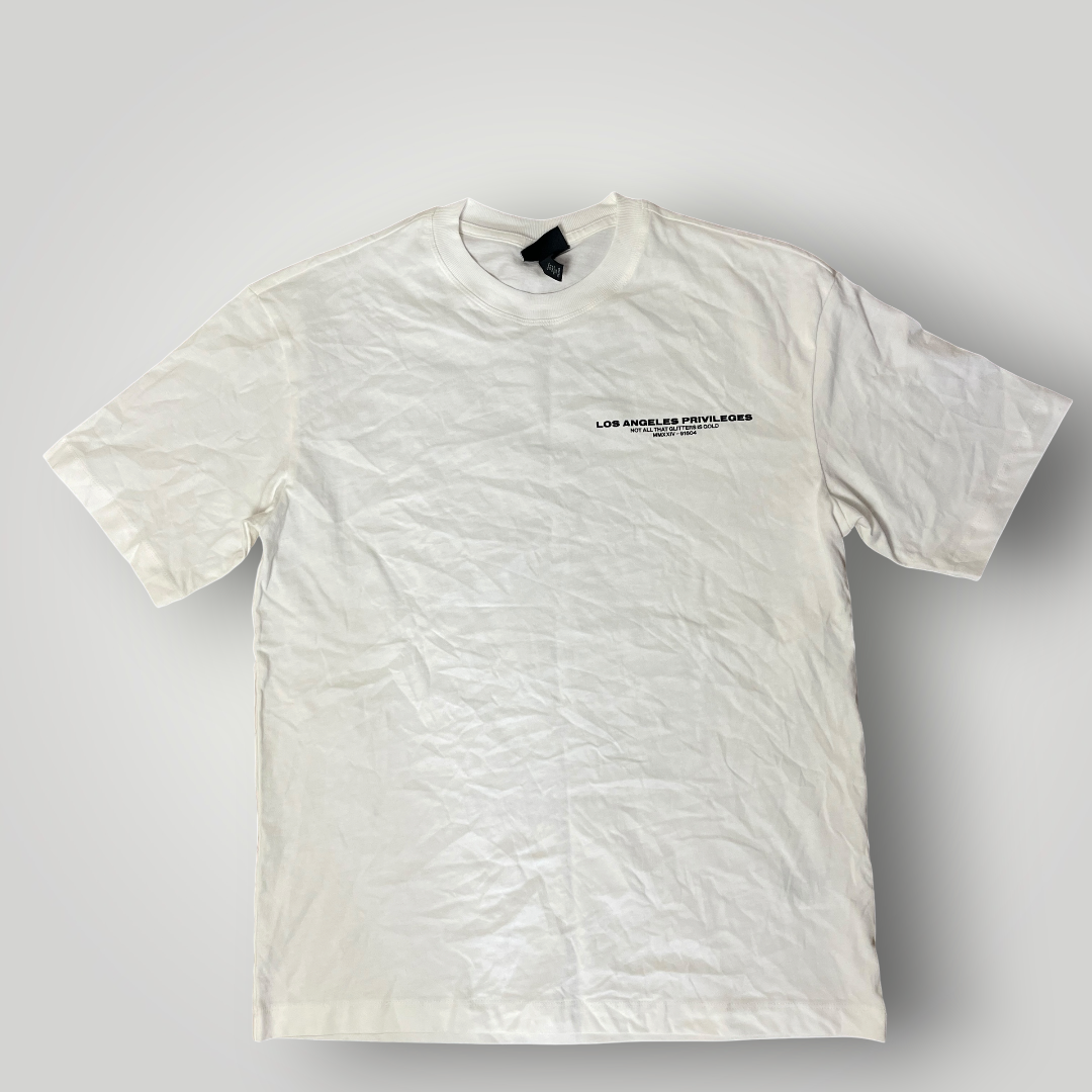 H&M Y2K Chrome Graphic T-Shirt
