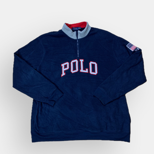 Polo Ralph Lauren Quarter Zip Fleece Sweatshirt