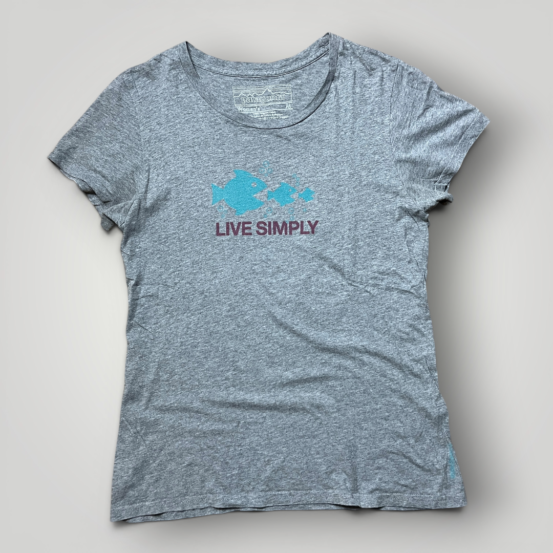 Patagonia "Live Simply" Graphic T-Shirt (Дамско)