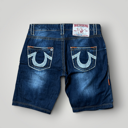 True Religion Vintage 2000's Y2K "Bobby" Denim Shorts