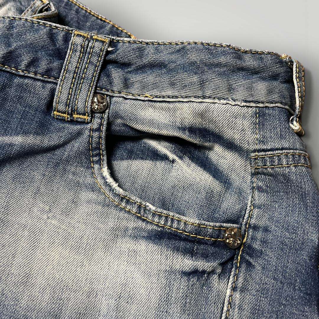 Philipp Plein Y2K 3/4 Jeans