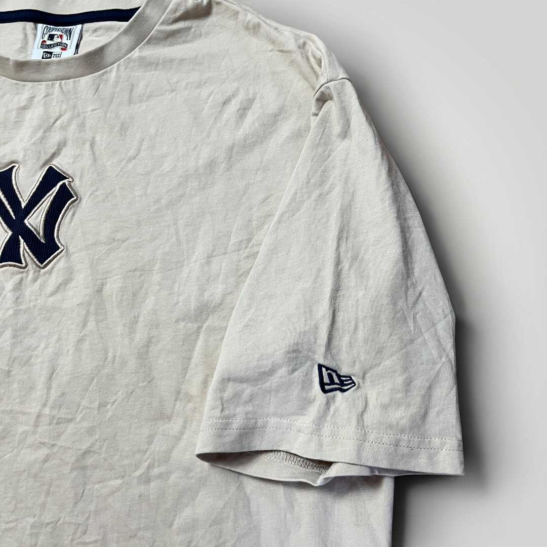 New York Yankees x New Era Heavy Cotton Boxy Fit Y2K Hip-Hop T-Shirt