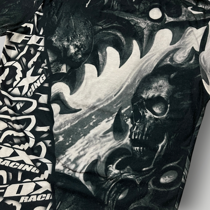 FOX Racing Y2K Fighter Goth Graphic All Over Print T-Shirt