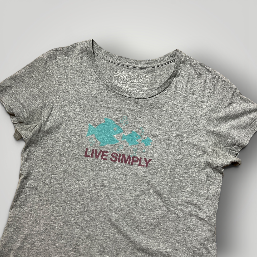 Patagonia "Live Simply" Graphic T-Shirt (Дамско)