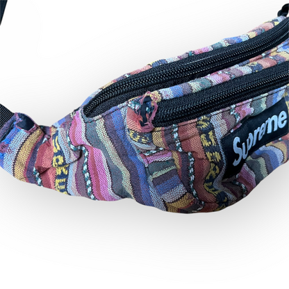 Supreme "Woven Stripe SS20" Multicolor Waist Bag