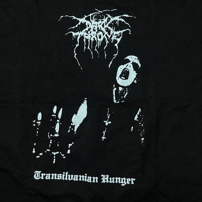 DARKTHRONE Transilvanian Hunger Y2K Gothic Heavy Cotton Graphic T-Shirt