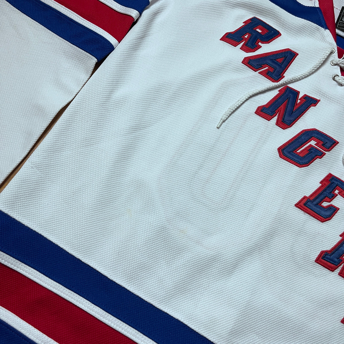 Reebok x NHL New York Rangers Vintage 2005/2007 Henrik Lundqvist 30 Ice Hockey Jersey Long Sleeve Shirt