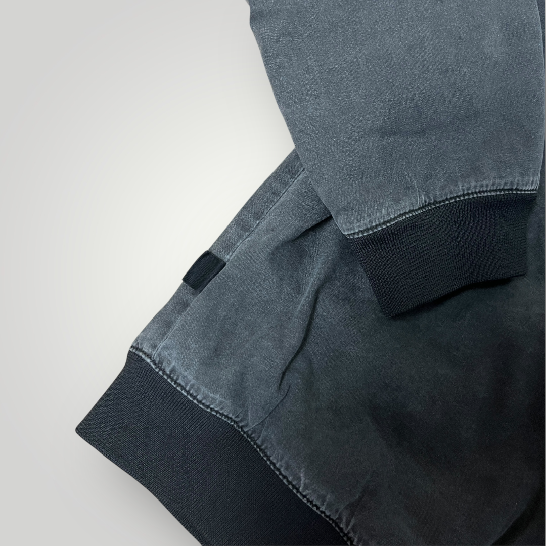 Quiksilver "Bad Medicine Bomber" Y2K Stone Washed Canvas Skater Bomber Jacket (2012-2016)