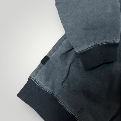 Quiksilver "Bad Medicine Bomber" Y2K Stone Washed Canvas Skater Bomber Jacket (2012-2016)