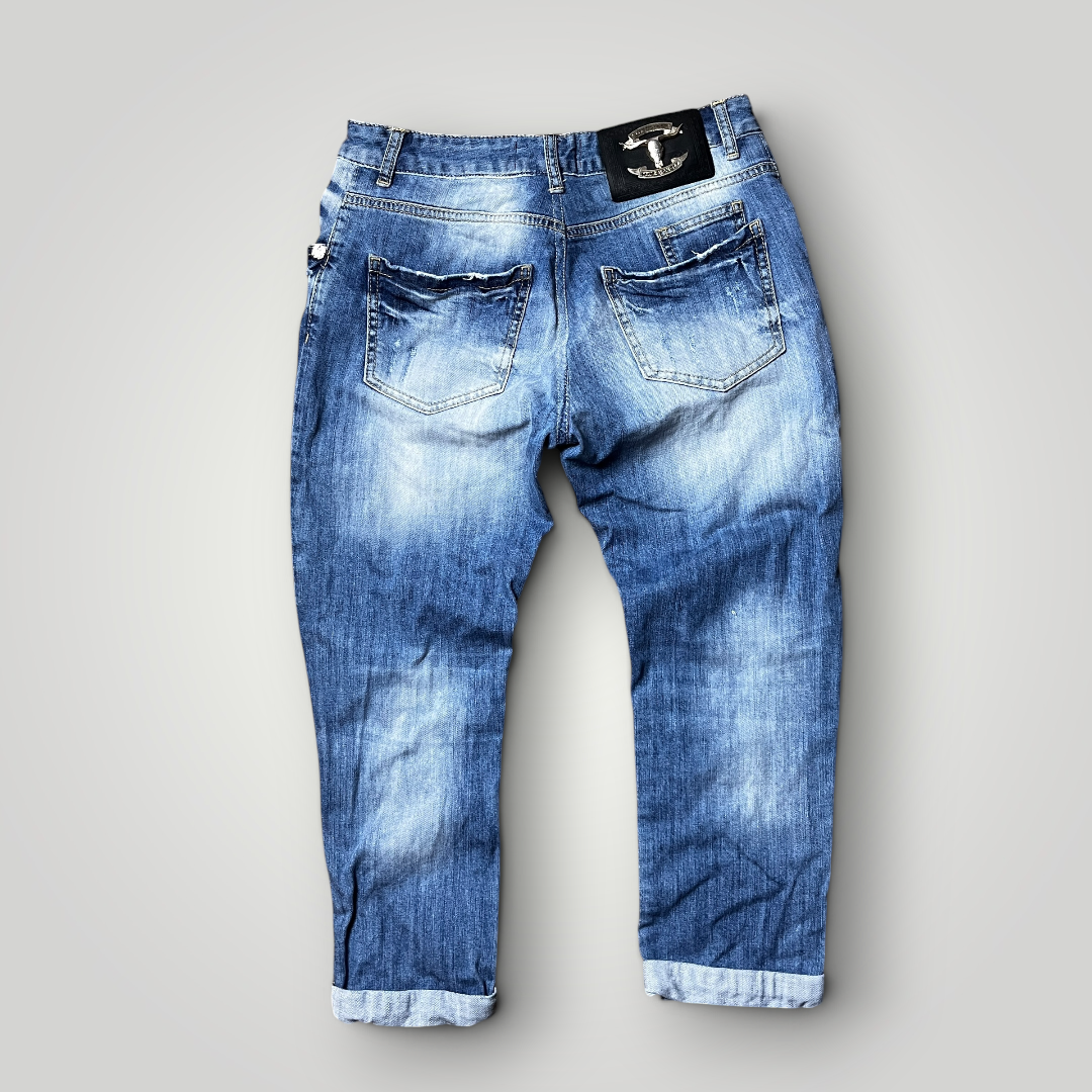 Philipp Plein Y2K 3/4 Jeans