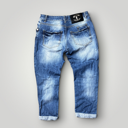 Philipp Plein Y2K 3/4 Jeans