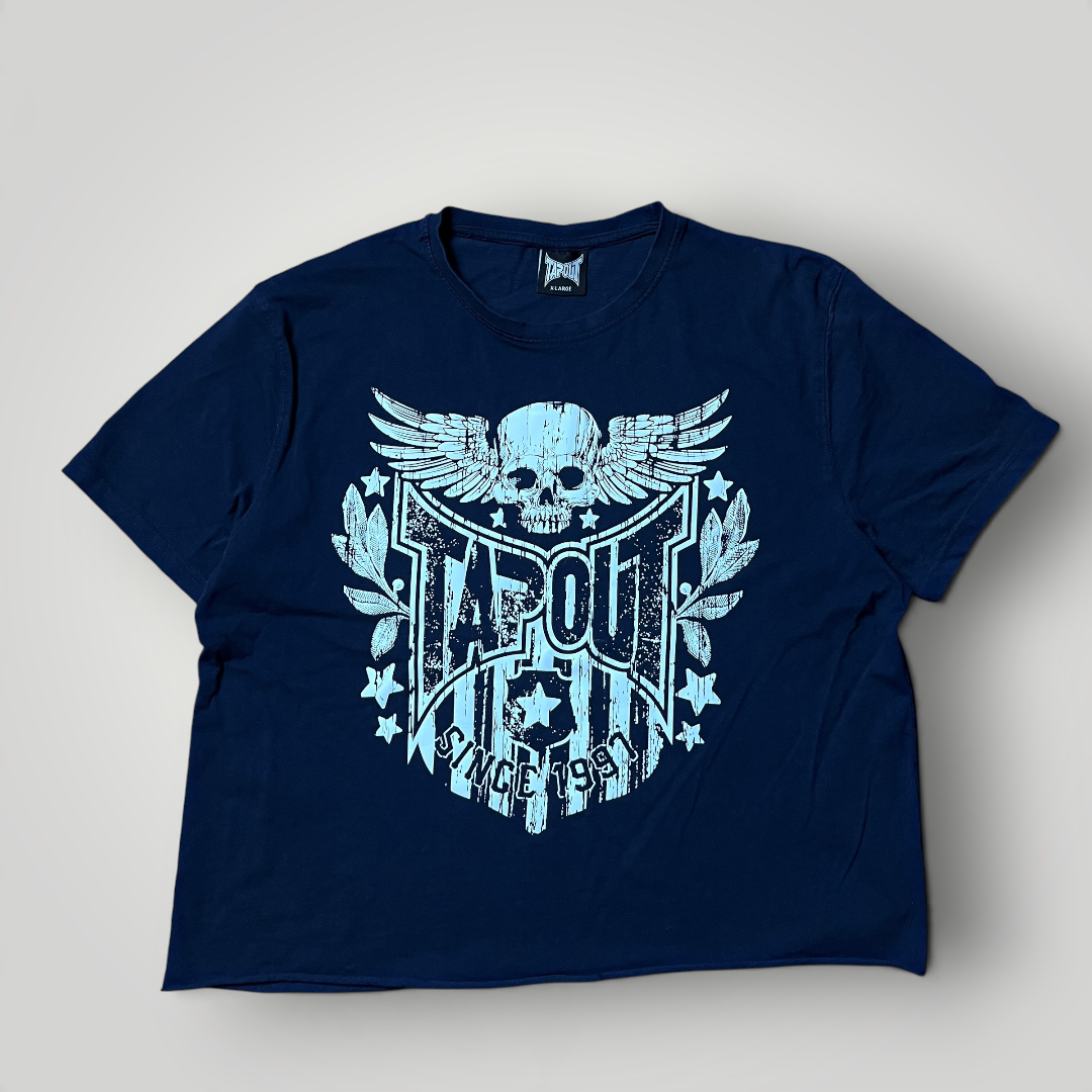 Tapout Y2K Cropped Boxy Graphic T-Shirt