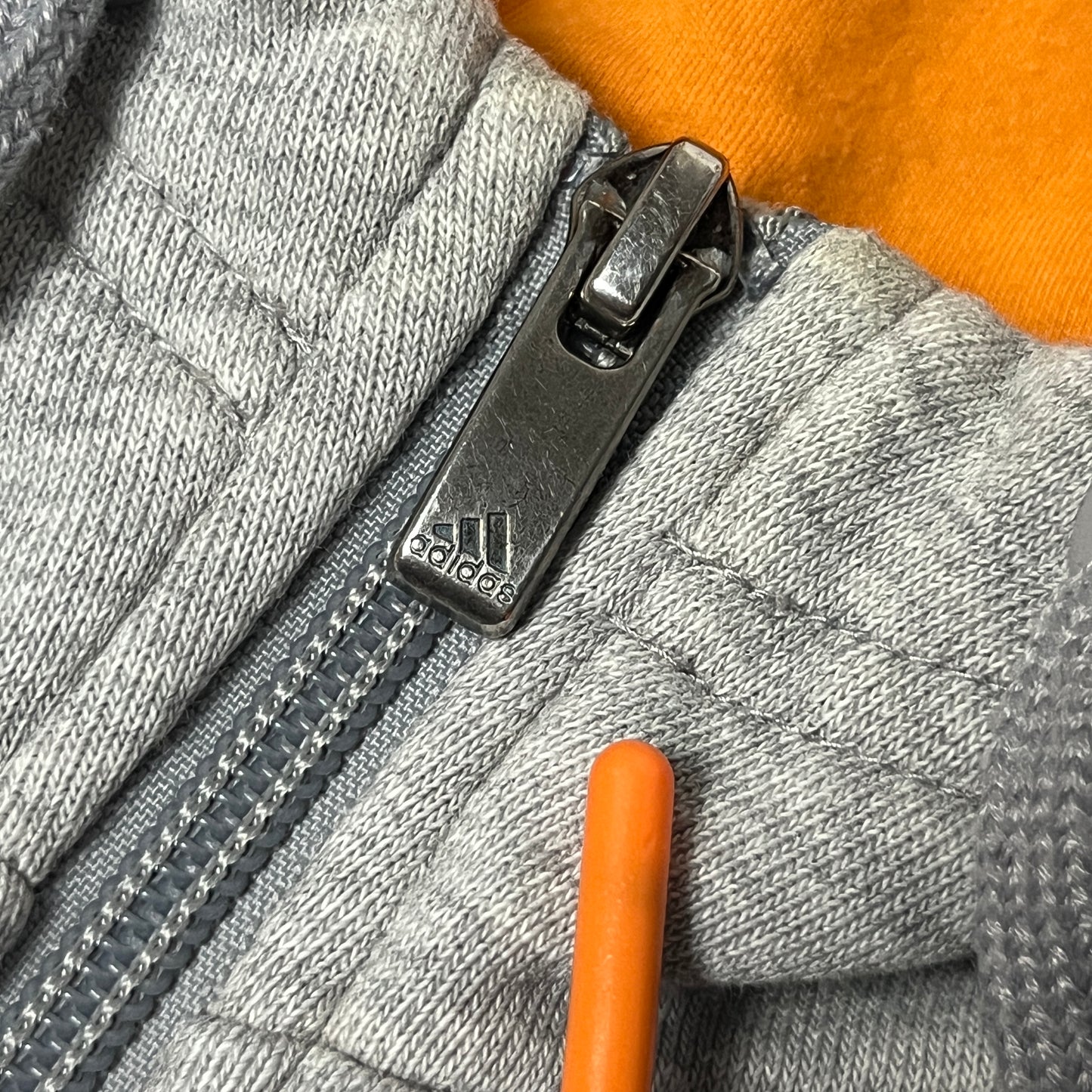 Adidad Striped Zip-Up Hoodie