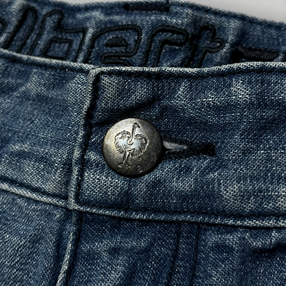 Engelbert Strauss Y2K Heavy Cotton Work Denim Cargo Shorts