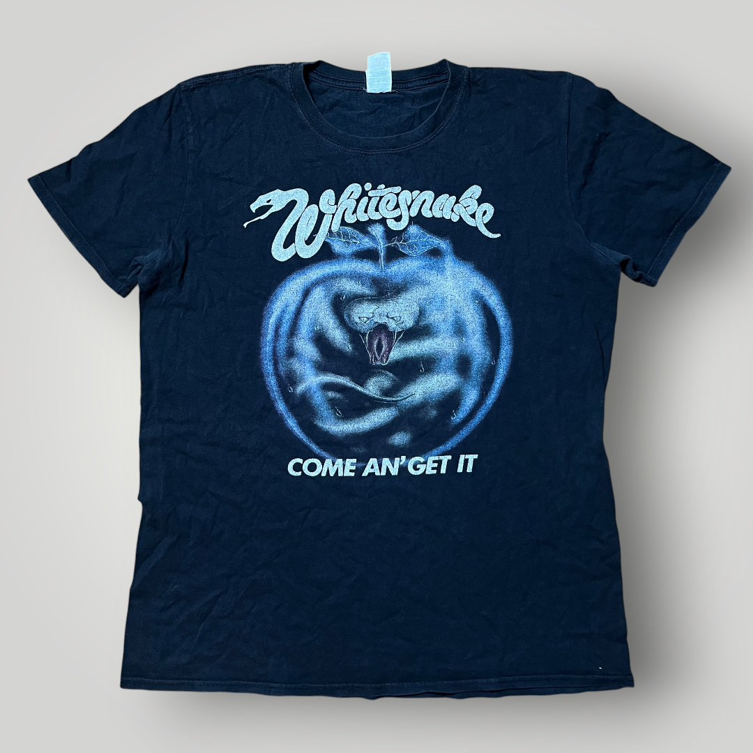 Whitesnake Vintage 90's/00's "1981 Come an' Get it" Tour Tubular Knit Heavy Cotton Graphic T-Shirt