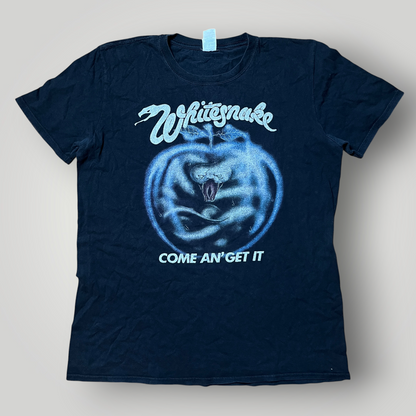 Whitesnake Vintage 90's/00's "1981 Come an' Get it" Tour Tubular Knit Heavy Cotton Graphic T-Shirt