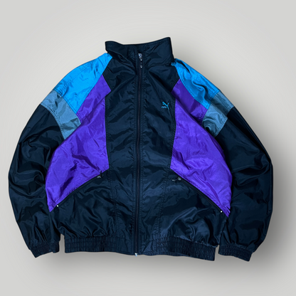 Puma Vintage 90's Y2K Techno Rave Hip-Hop Multiblock Windbreaker Jacket
