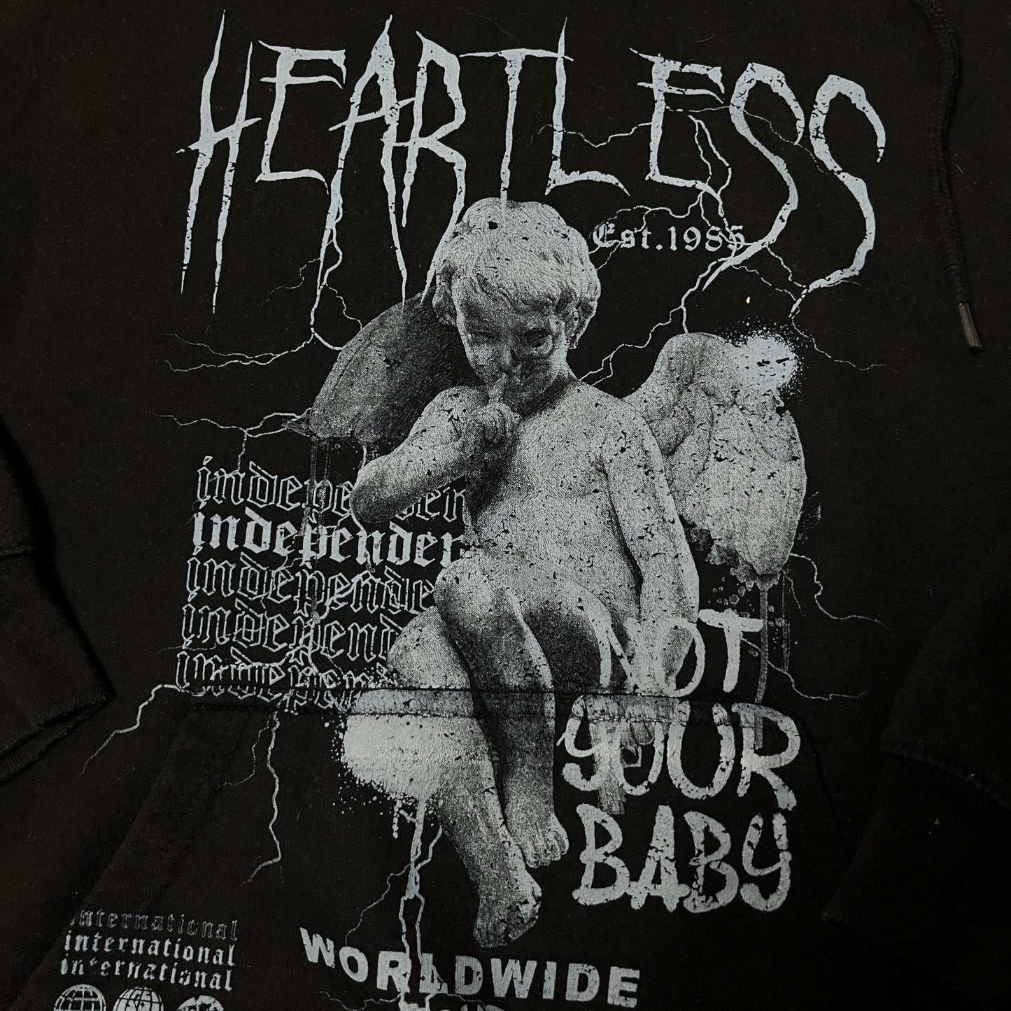 Heartless Y2K Graphic Hoodie