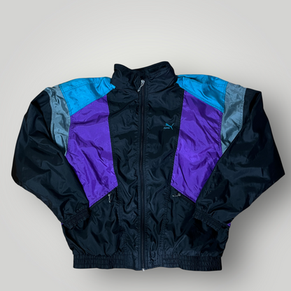 Puma Vintage 90's Y2K Techno Rave Hip-Hop Multiblock Windbreaker Jacket