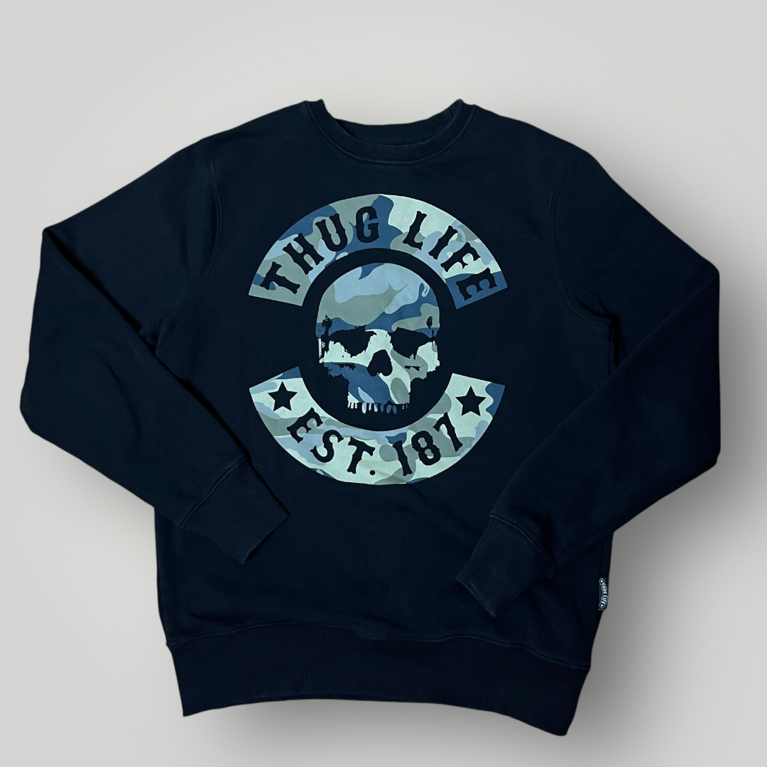 Thug Life Heavy Cotton Graphic Sweatshirt Crewneck