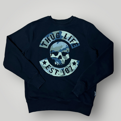 Thug Life Heavy Cotton Graphic Sweatshirt Crewneck