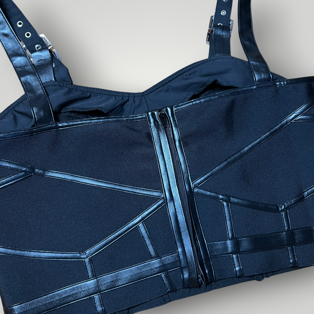 Restyle Y2K Goth Corset Top (Дамско)