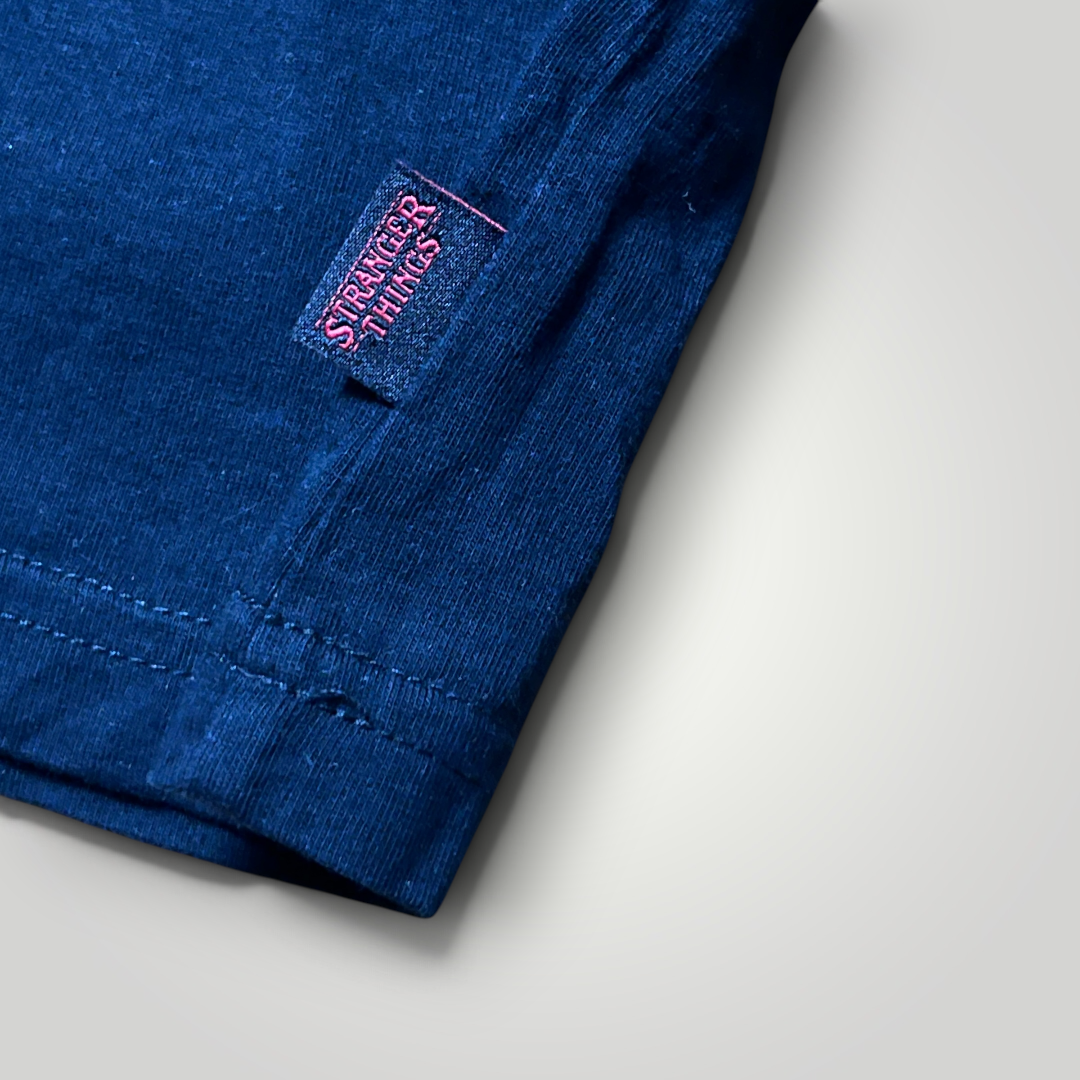 Quiksilver x Stranger Things "Hellfire Surf Club" Y2K Graphic Long Sleeve Shirt