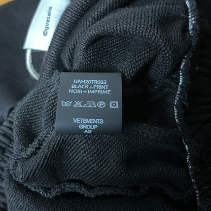VETEMENTS Limited Edition Heavy Cotton Baggy Pants (Replica)
