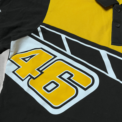 VR46 Vintage 2010's Y2K Valentino Rossi Yamaha Racing Polo T-Shirt
