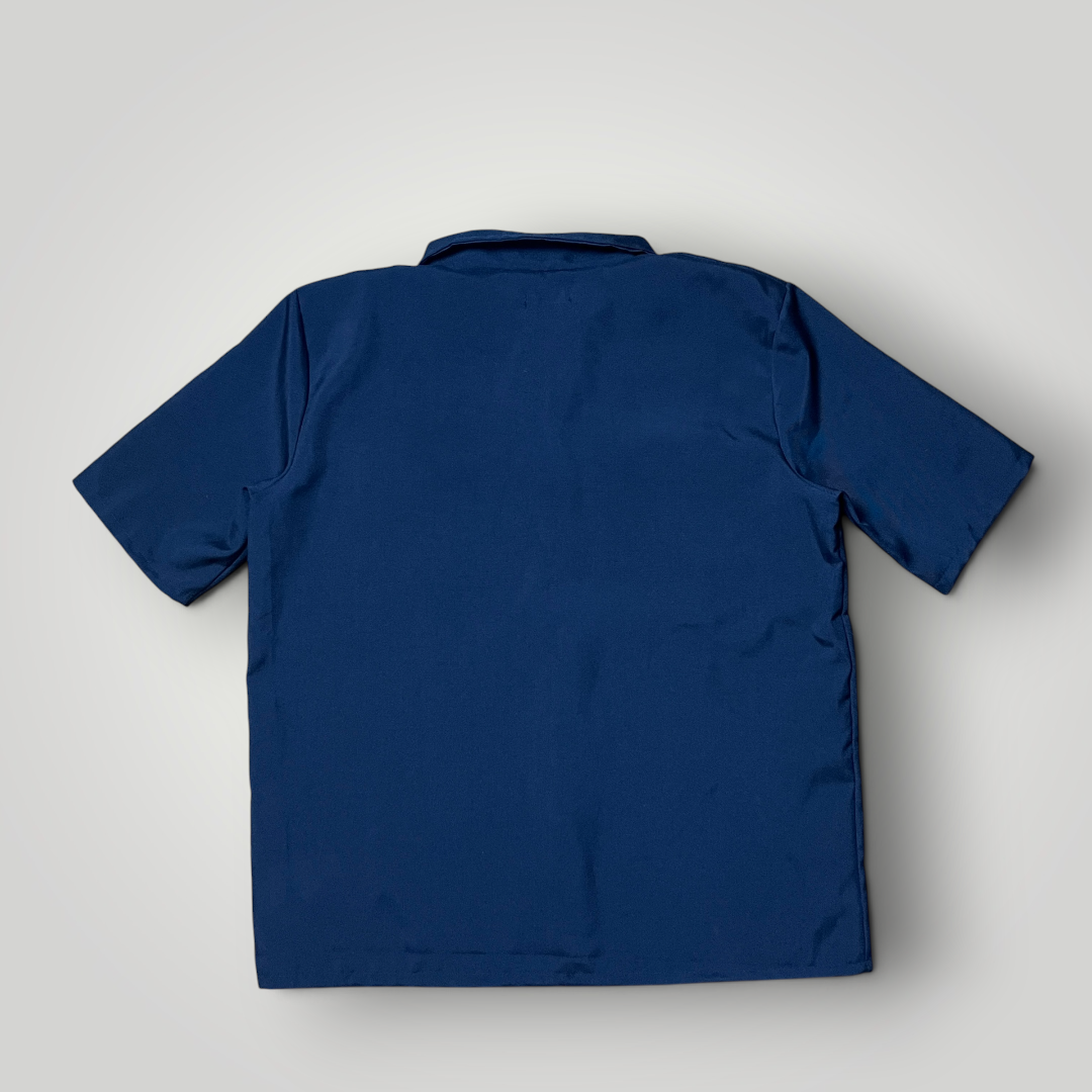 POLICE Uniform Funny Button-Up Shirt