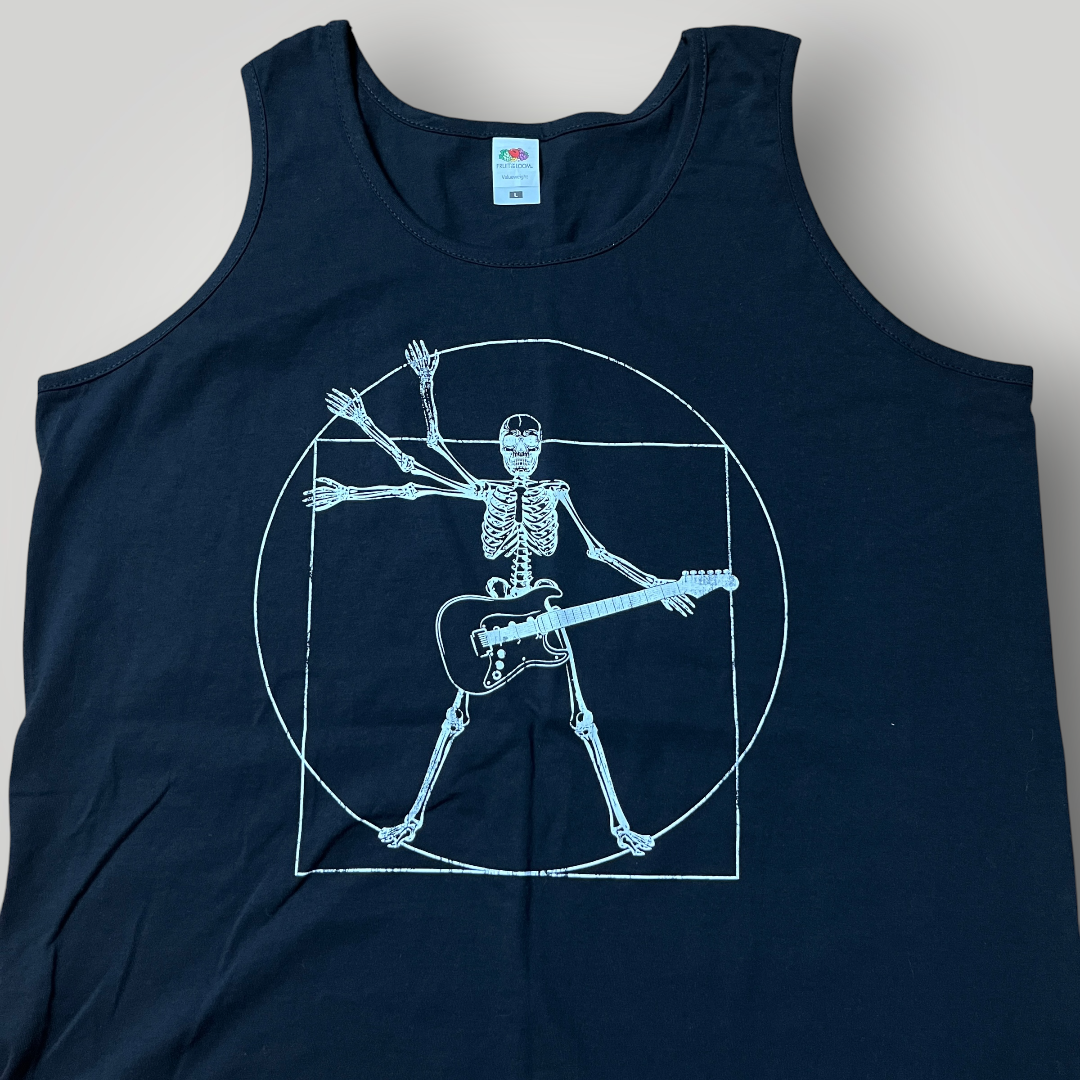Lets Rock Da Vinci Y2K Graphic Tank Top