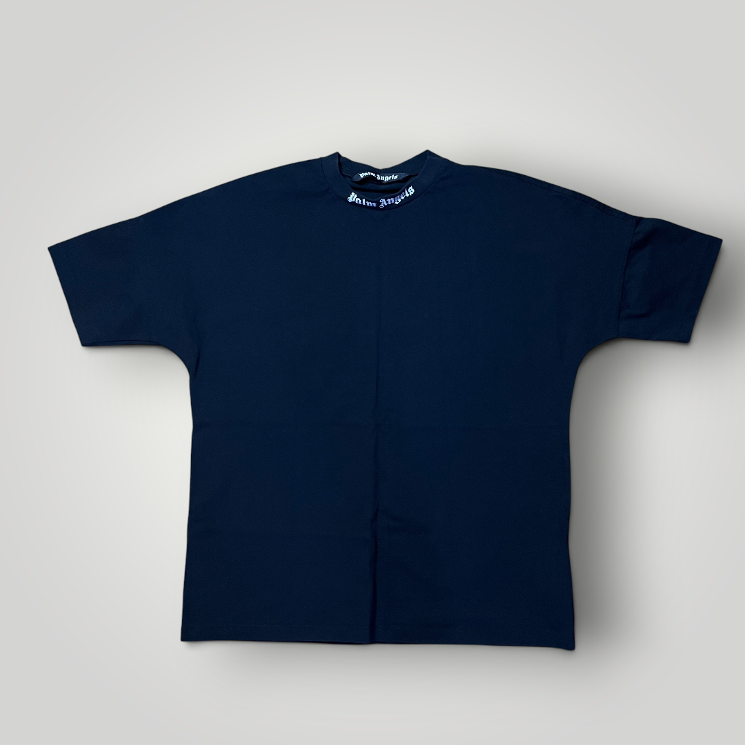 Palm Angels Classic Logo Over Tee Heavy Cotton T-Shirt (Replica)