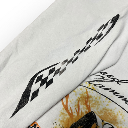 H&M Racing Graphic Quarter Zip Sweatshirt Fleece